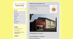 Desktop Screenshot of lebendiges-lernen-sonnenweg.de