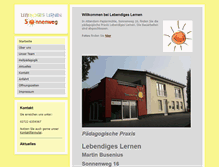 Tablet Screenshot of lebendiges-lernen-sonnenweg.de